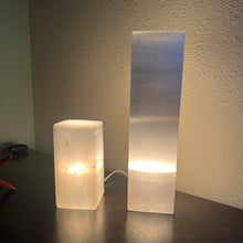 Load image into Gallery viewer, Selenite Rectangular Lamp