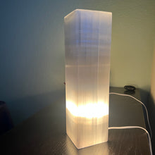 Load image into Gallery viewer, Selenite Rectangular Lamp