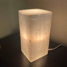 Load image into Gallery viewer, Selenite Rectangular Lamp