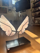 Load image into Gallery viewer, Rose Quartz Angel Wings #3