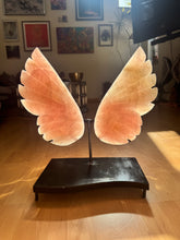 Load image into Gallery viewer, Rose Quartz Angel Wings #2