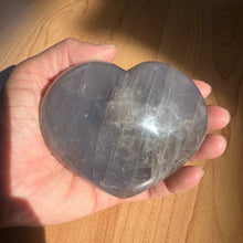 Load image into Gallery viewer, Blue Rose Quartz Heart

