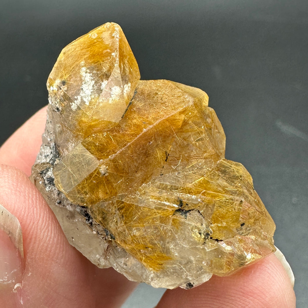 Hematite/Rutilated QuartzSmokey Quartz