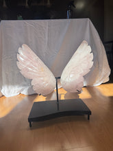 Load image into Gallery viewer, Rose Quartz Angel Wings #3
