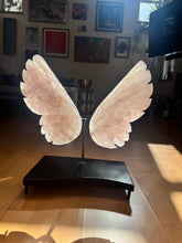 Load image into Gallery viewer, Rose Quartz Angel Wings #3
