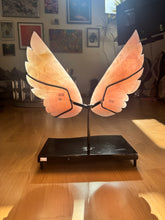 Load image into Gallery viewer, Rose Quartz Angel Wings #2
