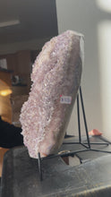 Load and play video in Gallery viewer, Amethyst Specimen with stand
