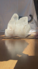 Load and play video in Gallery viewer, Clear Quartz Cluster - Large
