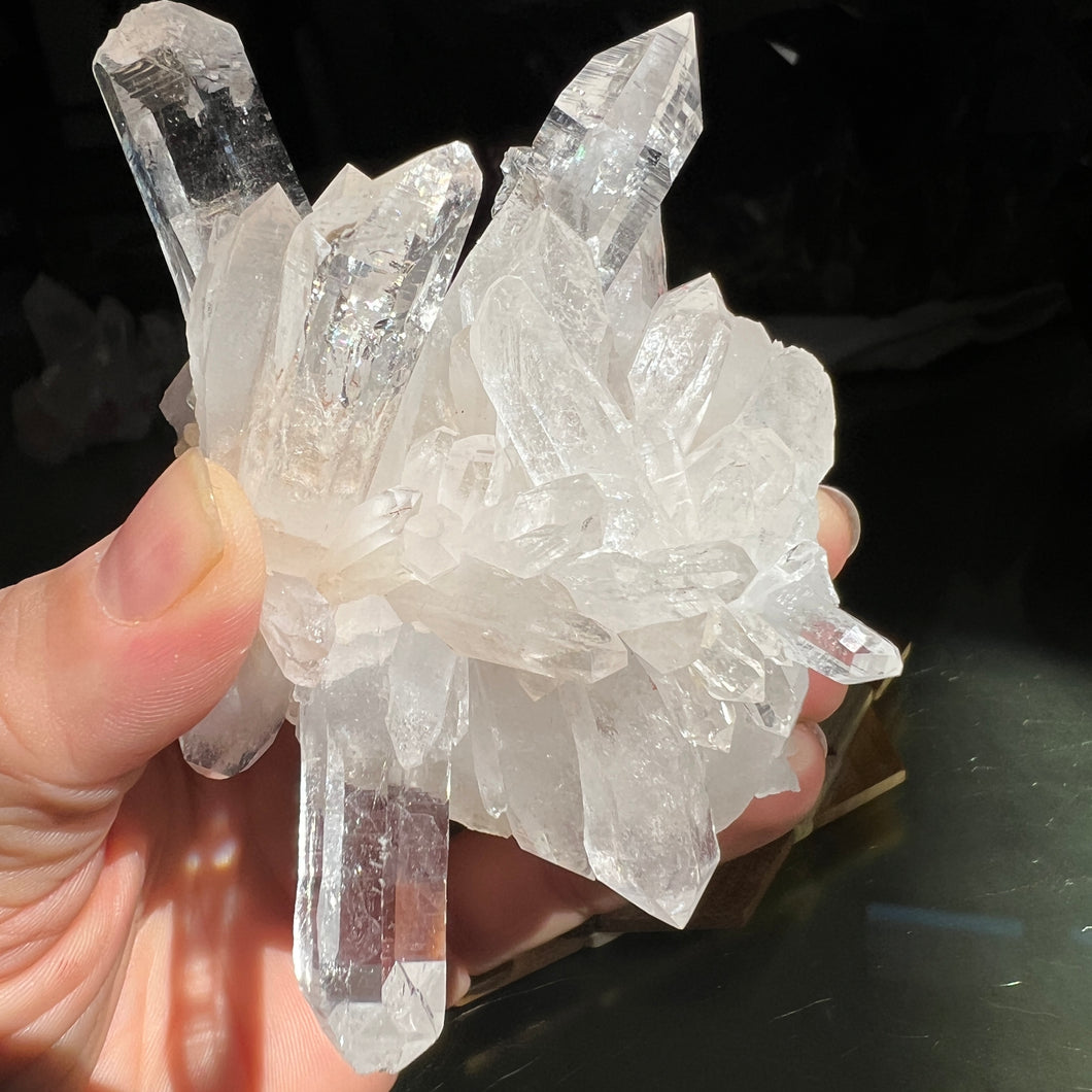 Pink Samadhi Himalayan Quartz Clusters