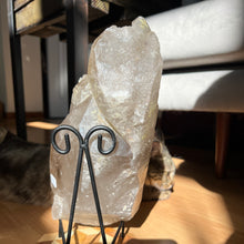 Load image into Gallery viewer, Elestial Smoky Quartz with stand

