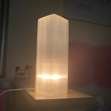 Load image into Gallery viewer, Selenite Rectangular Lamp
