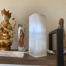 Load image into Gallery viewer, Selenite Rectangular Lamp
