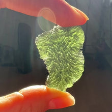 Load and play video in Gallery viewer, Moldavite Museum Quality Specimen 8.3 g
